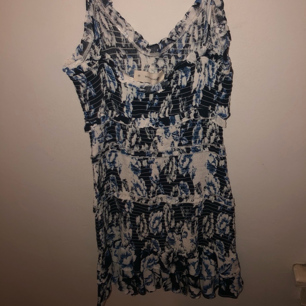 Blue And White Beautiful Summer Dress